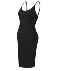 Long Suspender Hip-Hugging Dress