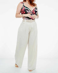 Printed Bow Double Layer Body Shaper