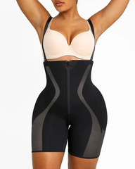Tummy-Tightening Hip-Lifting Detachable Non-Slip Shoulder Straps High-Elastic Body-Shaping Pants