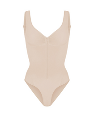 Seamless Bodysuit Sexy Hip-Lifting Tummy-Control Tight-Fitting Bodysuit With Zipper