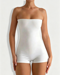 Seamless Bandeau High Stretch Fitted Bodysuit