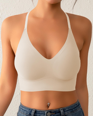 One-Piece Breathable And Comfortable Wire-Free Lace Bra