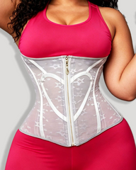 17-Bone Mesh Breathable Waist Trainer Corset