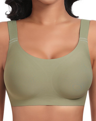 Seamless Comfort Jelly Strip Soft Support Wireless Bra