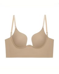 Seamless U-Shaped Backless Bra For Small Busts Providing Support And Preventing Sagging