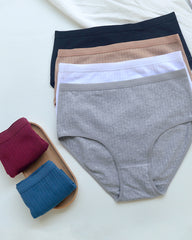 High Waist Pure Cotton Tummy Control Briefs