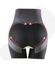 Cross Hip Lifting High Waist Tummy Control Fat Burning Shorts