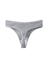 Cotton Crotch High Elastic Low Waist Simple Breathable Underwear