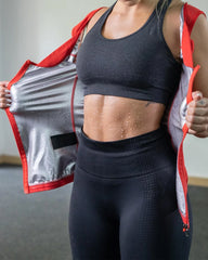 Women's Zipper Heat Trapping Sweat Vest