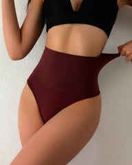 Sexy High Waist Tummy Thong