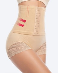 High-Waisted Lace Tummy-Flattening Butt-Lifting Shaping Pants