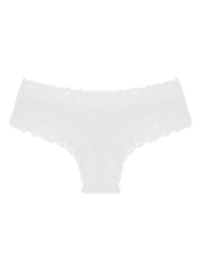 Sexy mid-rise ribbed cotton briefs