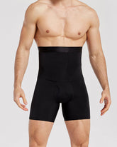 Men's Breathable Double Layer Waist Shaping Butt Lifting Slimming Pants