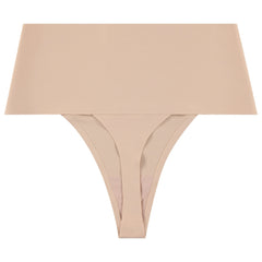 Fused Elegance : Designer Trio of Shaper Thong Panties - Breathable Control