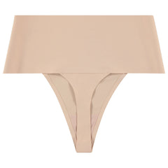 Fused Elegance : Designer Trio Shaper Thong Panties - Breathable Control