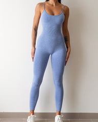 Seamless One-Piece High-Elastic Yoga Butt Lifting Fitness Jumpsuit