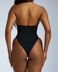 See-Through Mesh Backless Jumpsuit