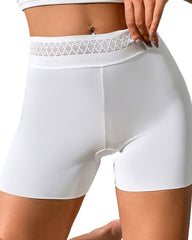Solid Color Hip-Lifting And Tummy-Control Shorts
