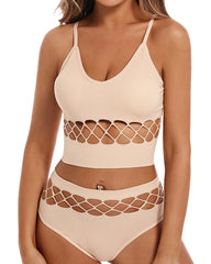 Sports Hollow Underwear Set