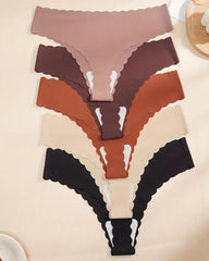 Sexy Mid-Rise Ribbed Cotton Briefs
