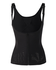 Dual Compression Zipper & Hook-And-Eye Shapewear