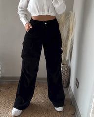 Corduroy Cargo Trousers