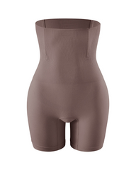 Women's High-Waisted Slim-Fit Shorts Seamless High-Waisted Hip-Lifting Waist-Cinching Tummy-Control Pants