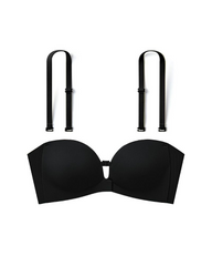 Jelly Front Closure Push Up Wireless Thick Padded Bra