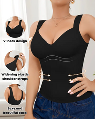 Seamless Comfortable Waist-Cinching Tummy-Control Shaping Top