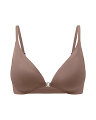 Seamless Front-Closure Bra For Small Busts Supportive And Comfortable Wire-Free