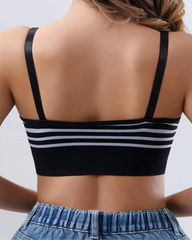 Adjustable Shoulder Straps Seamless Double-Layer Soft Support Nursing Bra