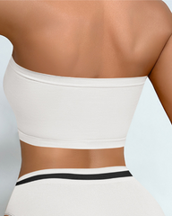 Casual Comfortable Strapless Seamless Breathable Bandeau Top
