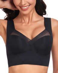 Ice Silk Seamless Wire-Free Push-Up Sports Bra