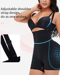 Plus-Size Tummy Control Butt-Lifting Shorts With Removable Hip And Butt Pads