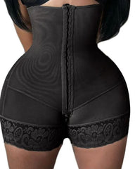 Post Partum and Post Surgical High Waist Flatten Abdomen 2 Rows Of Hooks For Compression Adjustment