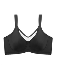 Underwired Unpadded Full-Coverage Bra With Wide Shoulder Straps