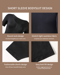 Tummy Control Butt Lifter High Waist Shaping Boyshort Bodysuit