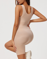 Plus Size Low-Cut Tummy Control And Hip Lifting Bodysuit