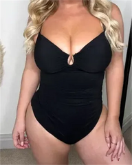 Slim-Fit U-Ring Sculpting Swimsuit