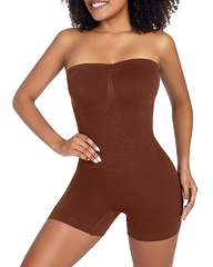 Sexy Strapless Bodysuit With Tummy Control Hip Lift