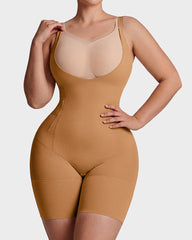 U-Neck No-Cup Mid-Thigh Shapewear