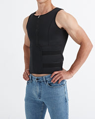 Men's Waist And Tummy Control Vest Sweat-Proof Fitness Corset