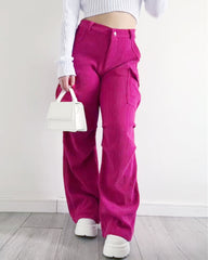 Corduroy Cargo Trousers