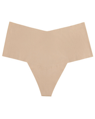 Mid-Waist Seamless Non-Pinch Ice Silk Breathable Thong Underwear