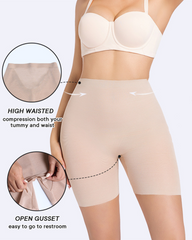 Thin High-Waisted Hip-Lifting Shorts Tight-Fitting Postpartum Shaping Waist-Cinching Safety Pants
