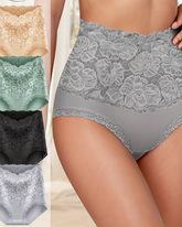 Buttock-Lifting Tummy-Flattening Lace Panties