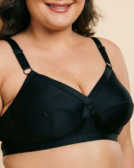 Satin Crisscross Strap Bra