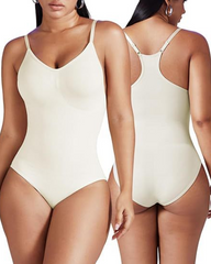 Seamless V-Neck Shapewear Bodysuit