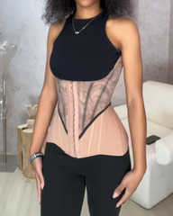 21-Steel-Ribbed Tummy Control And Shaping Waist Belt