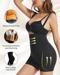 Tummy Control Waist Shaping And Hip Shaping Shorts With Sponge Padding And Shoulder Straps